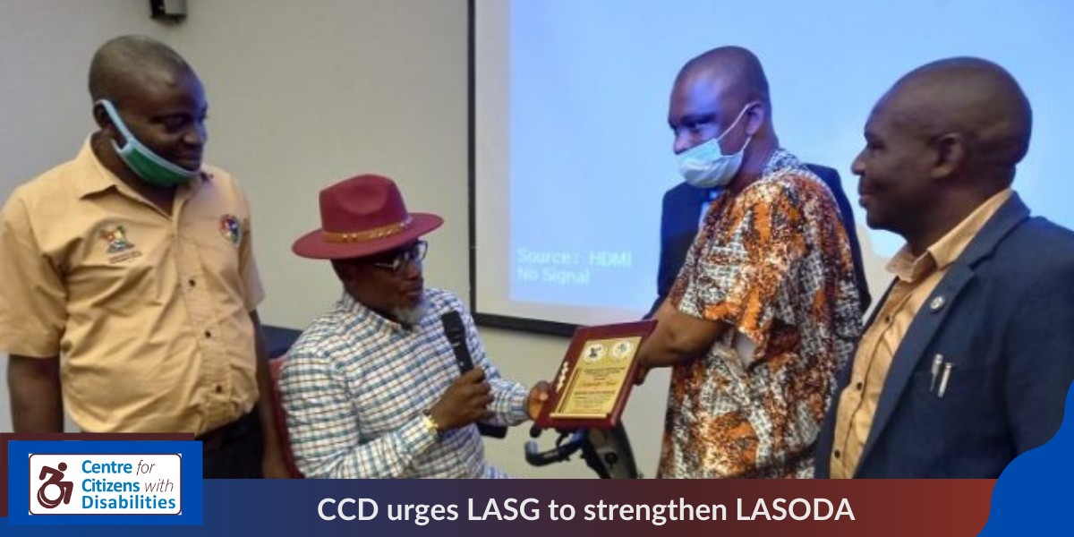 CCD urges LASG to strengthen LASODA