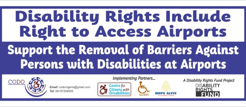 Disabitiy right includes right to access airport